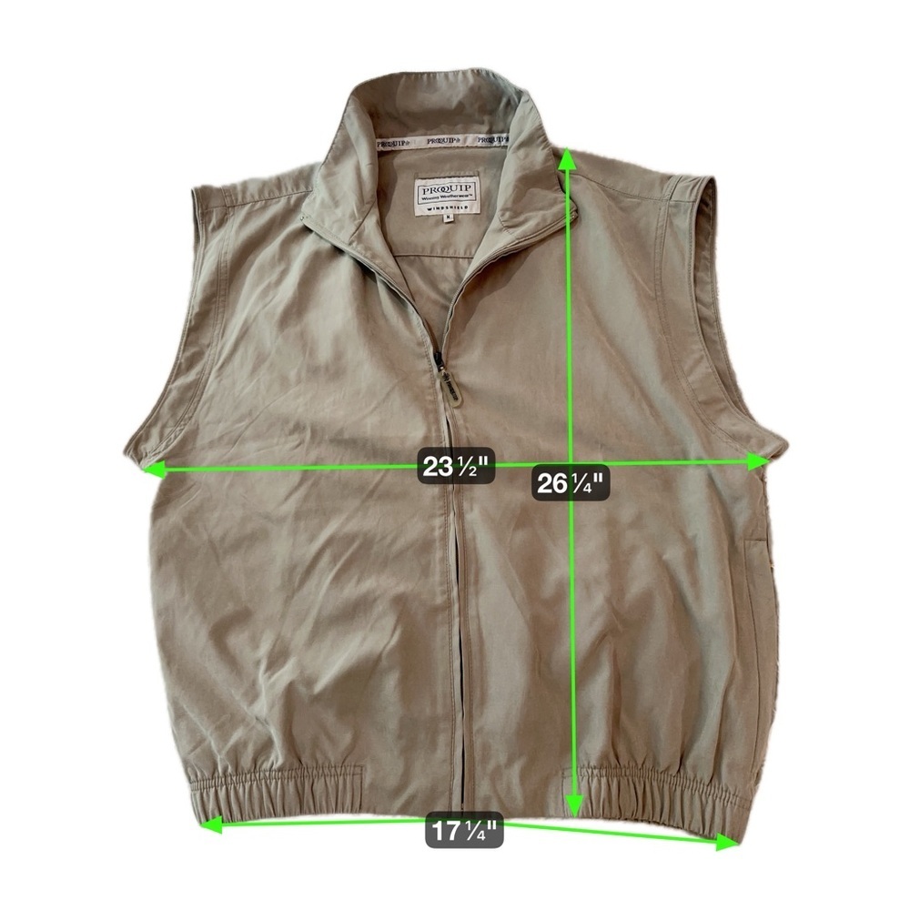 ProQuip Windshield Weatherwear Golf Vest Men’s Medium - Picture 13 of 16